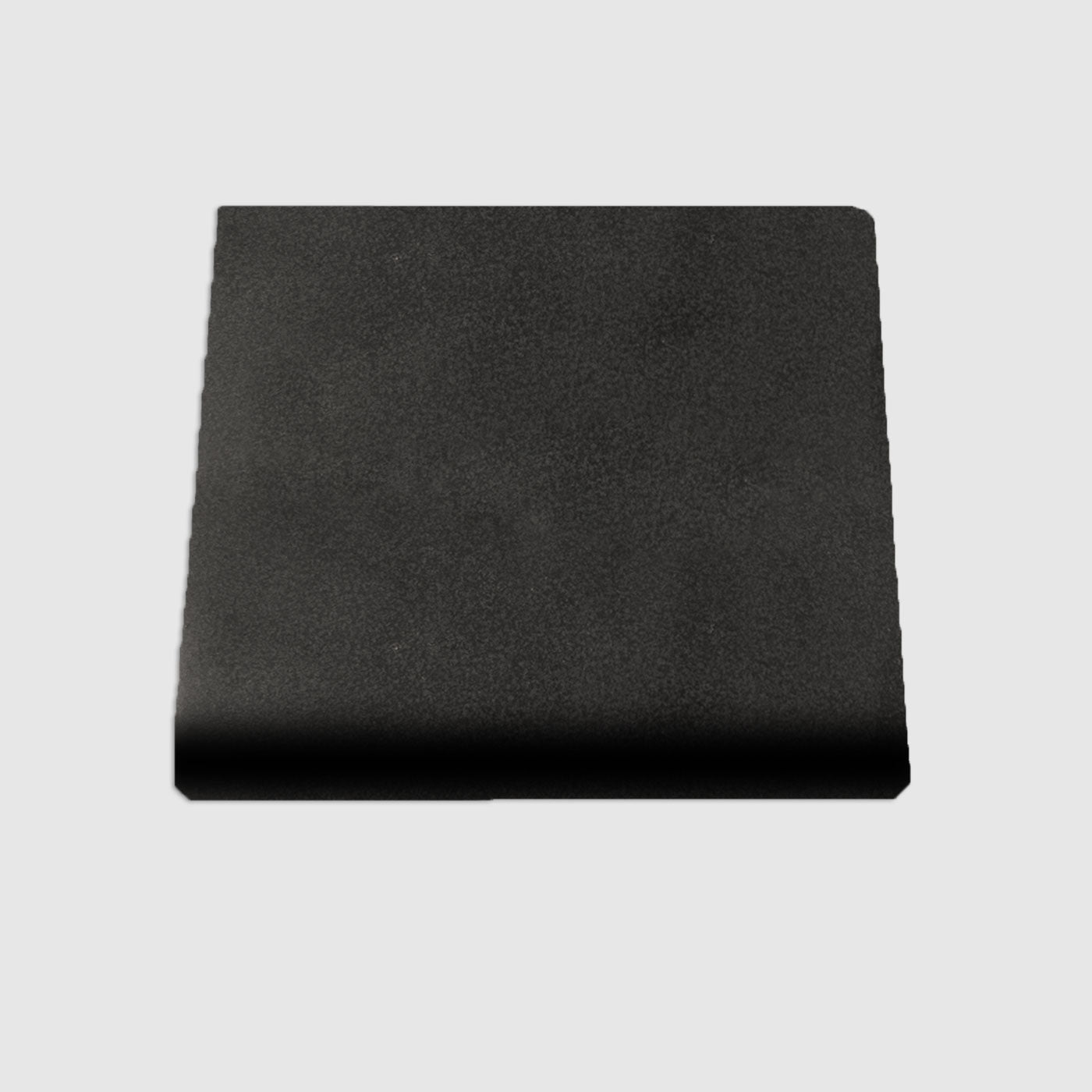 Single Bullnose Black Suede Matte Tile 4.25x4.25