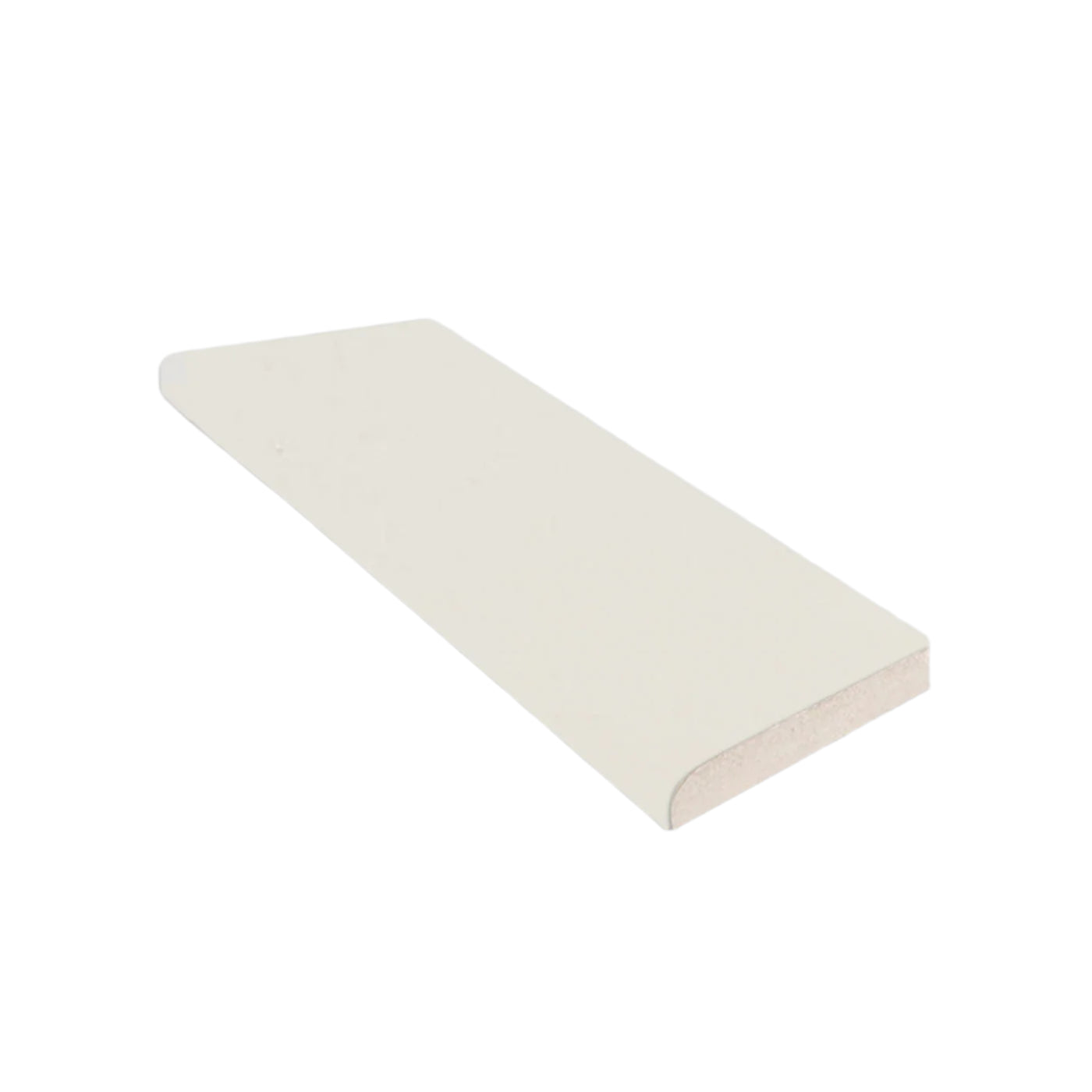 Single Bullnose Blanco Mexicano Gloss Tile 2x8