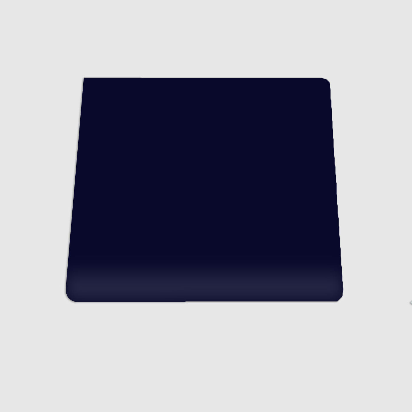 Single Bullnose Dark Blue Gloss Tile 4.25x4.25