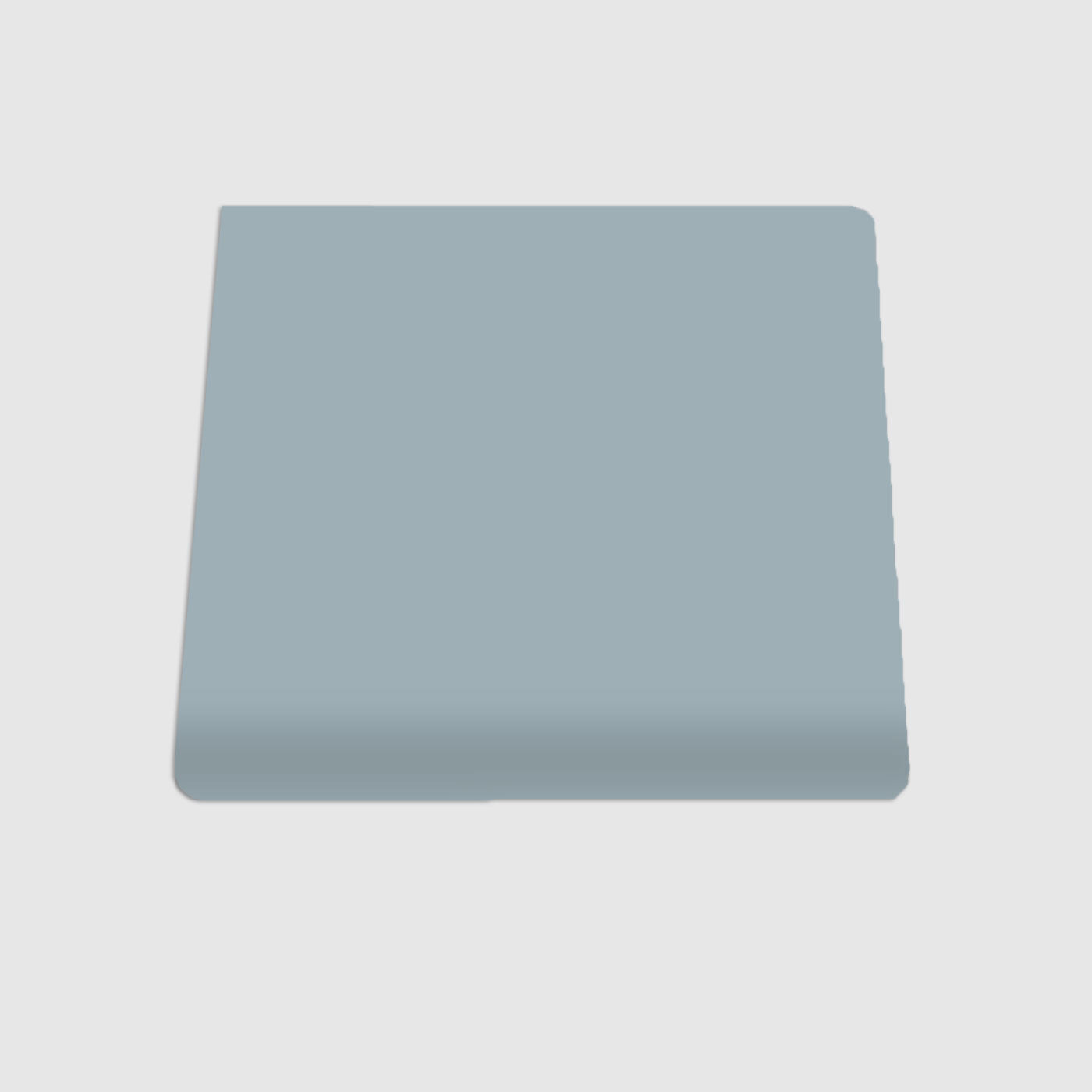 Single Bullnose Downpour Matte Tile 4.25x4.25
