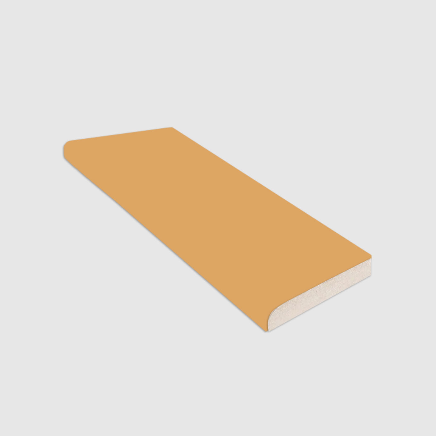 Single Bullnose Plateau Matte Tile 2x8
