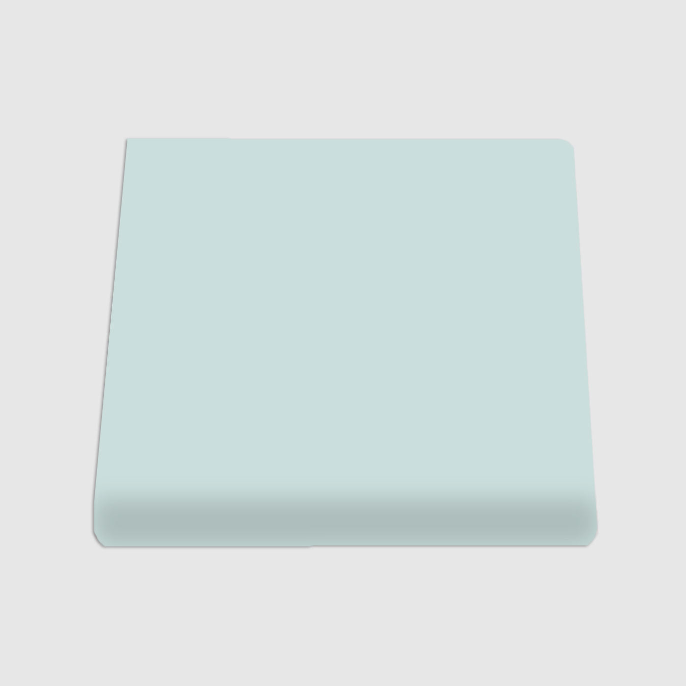 Single Bullnose Rain Crackle Gloss Tile 6x6