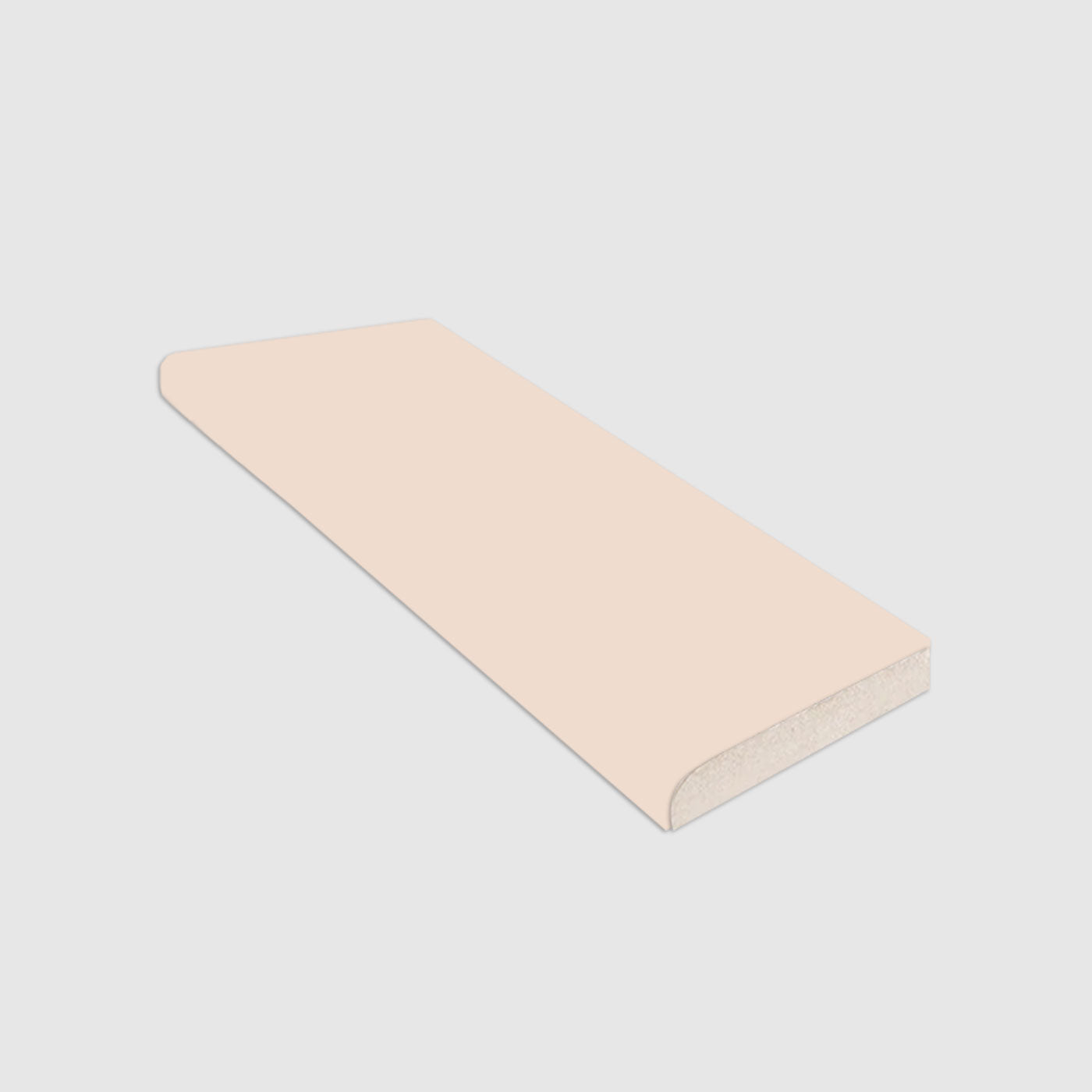 Single Bullnose Rosado Desperado Matte Tile 2x8