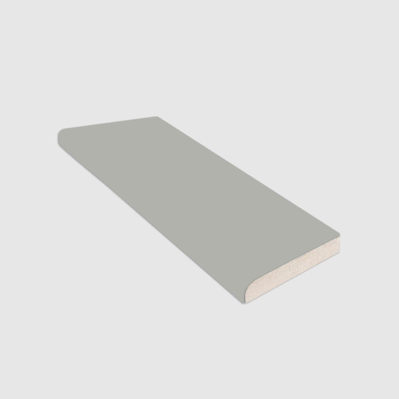 Single Bullnose Steel Matte Tile 2x8