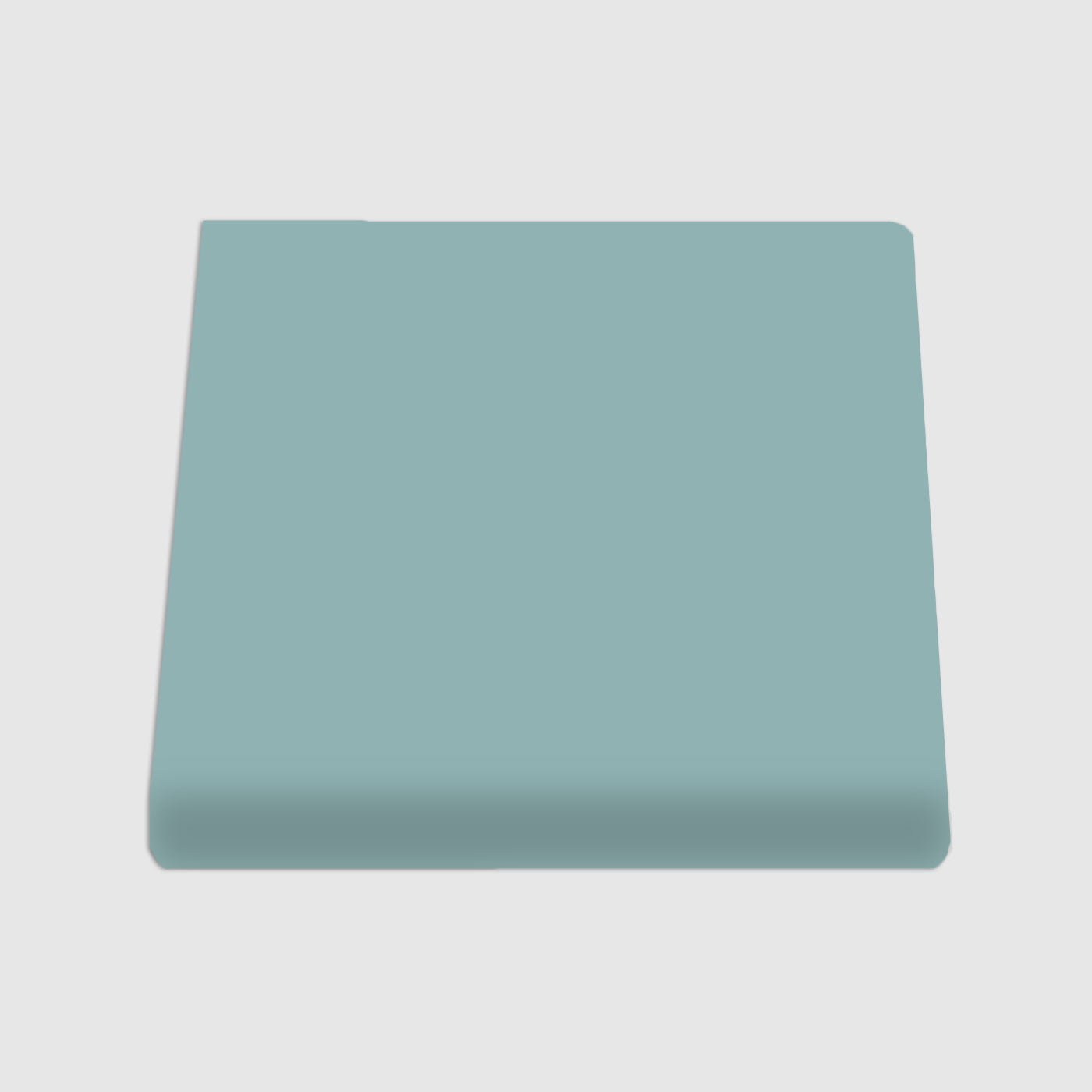 Single Bullnose Swimming Hole Matte Tile 6x6