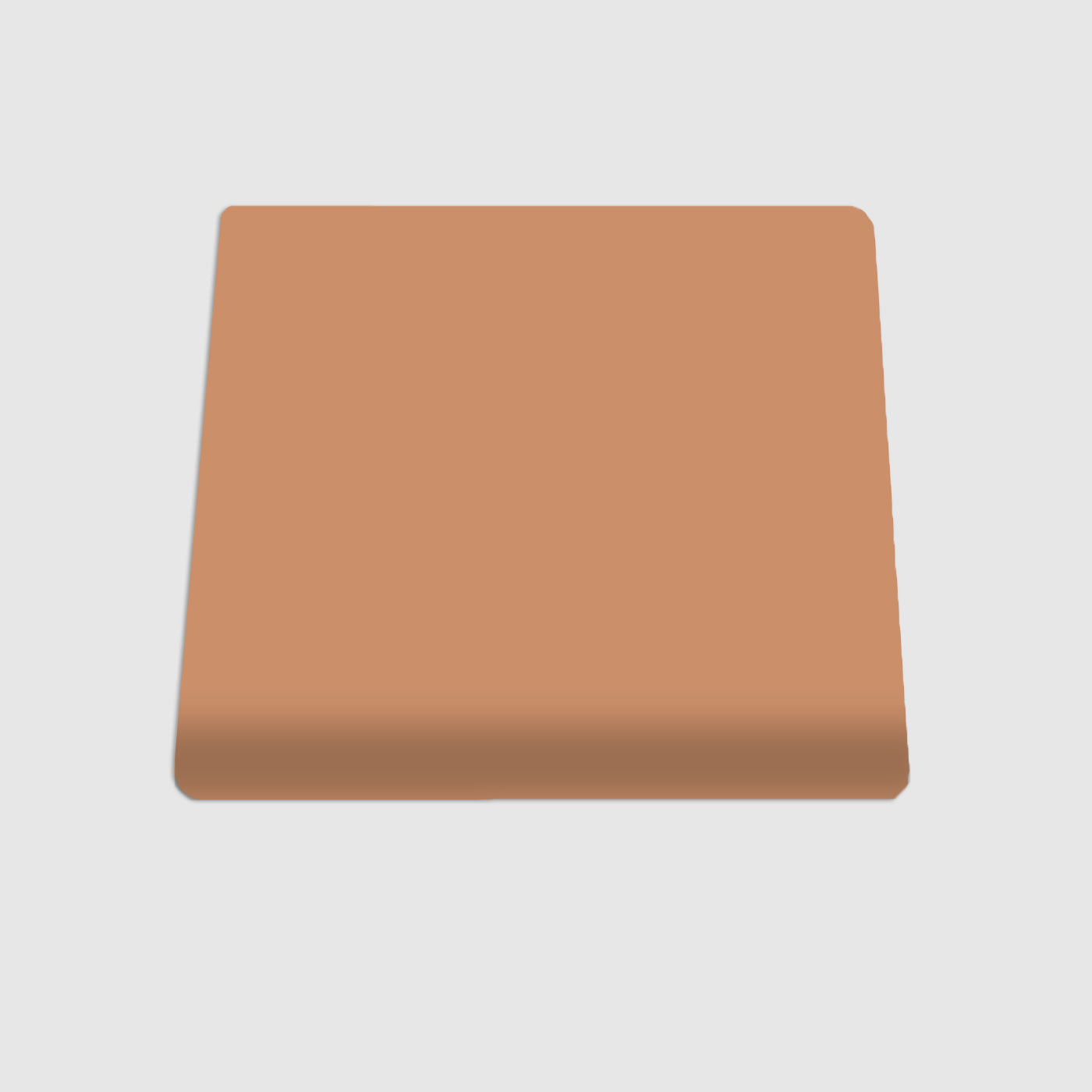 Single Bullnose Tequila Matte Tile 4.25x4.25