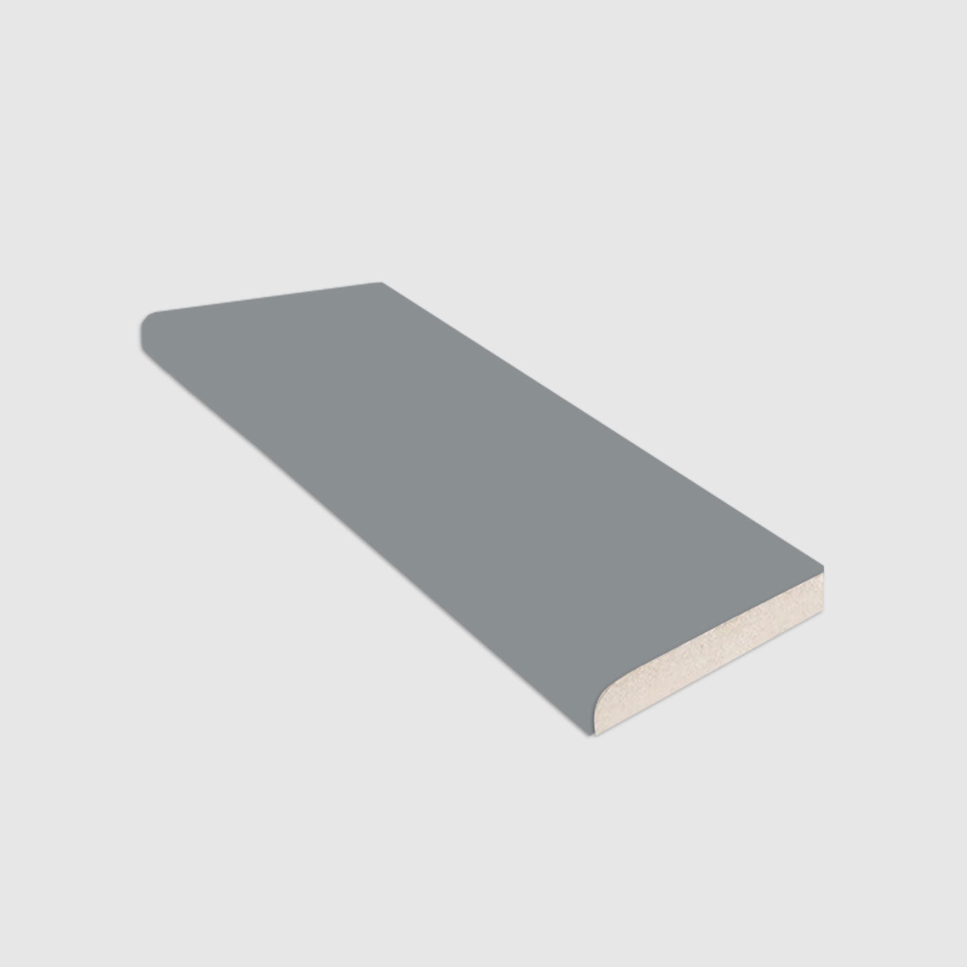 Single Bullnose Thistle Matte Tile 2x8