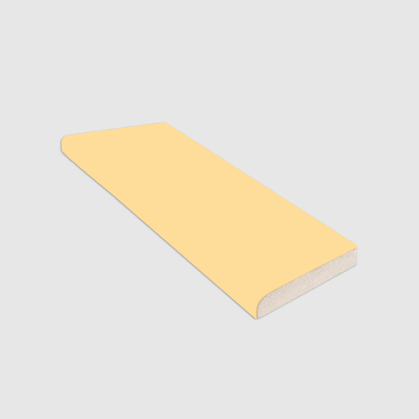 Single Bullnose Tumbleweed Matte Tile 2x8