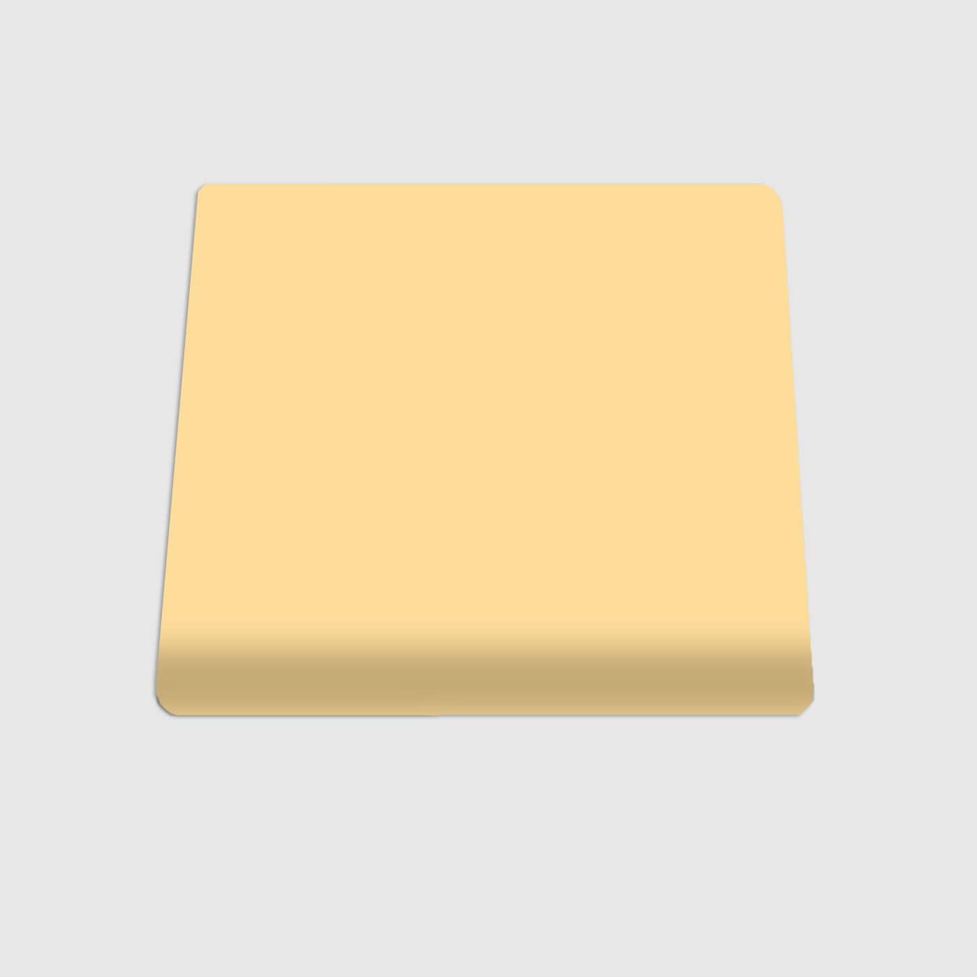 Single Bullnose Tumbleweed Matte Tile 4.25x4.25