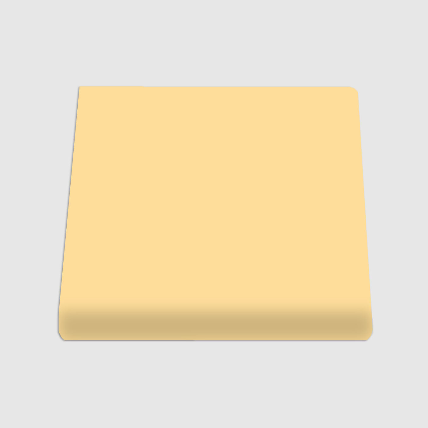 Single Bullnose Tumbleweed Matte Tile 6x6