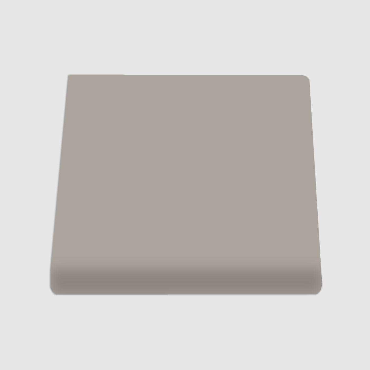 Single Bullnose Wire Matte Tile 6x6