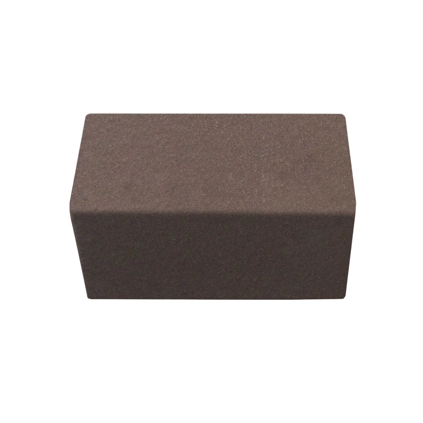 Brown V Cap Boot Solid Tile Trim by Clay Imports with a matte textured finish, shown at an angle.