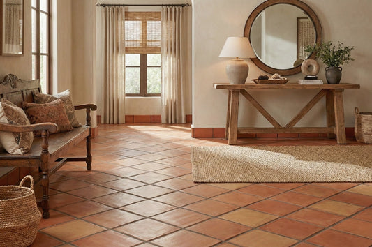 Supremo Straight Edge: A Sharper Take on Saltillo Terracotta Tile