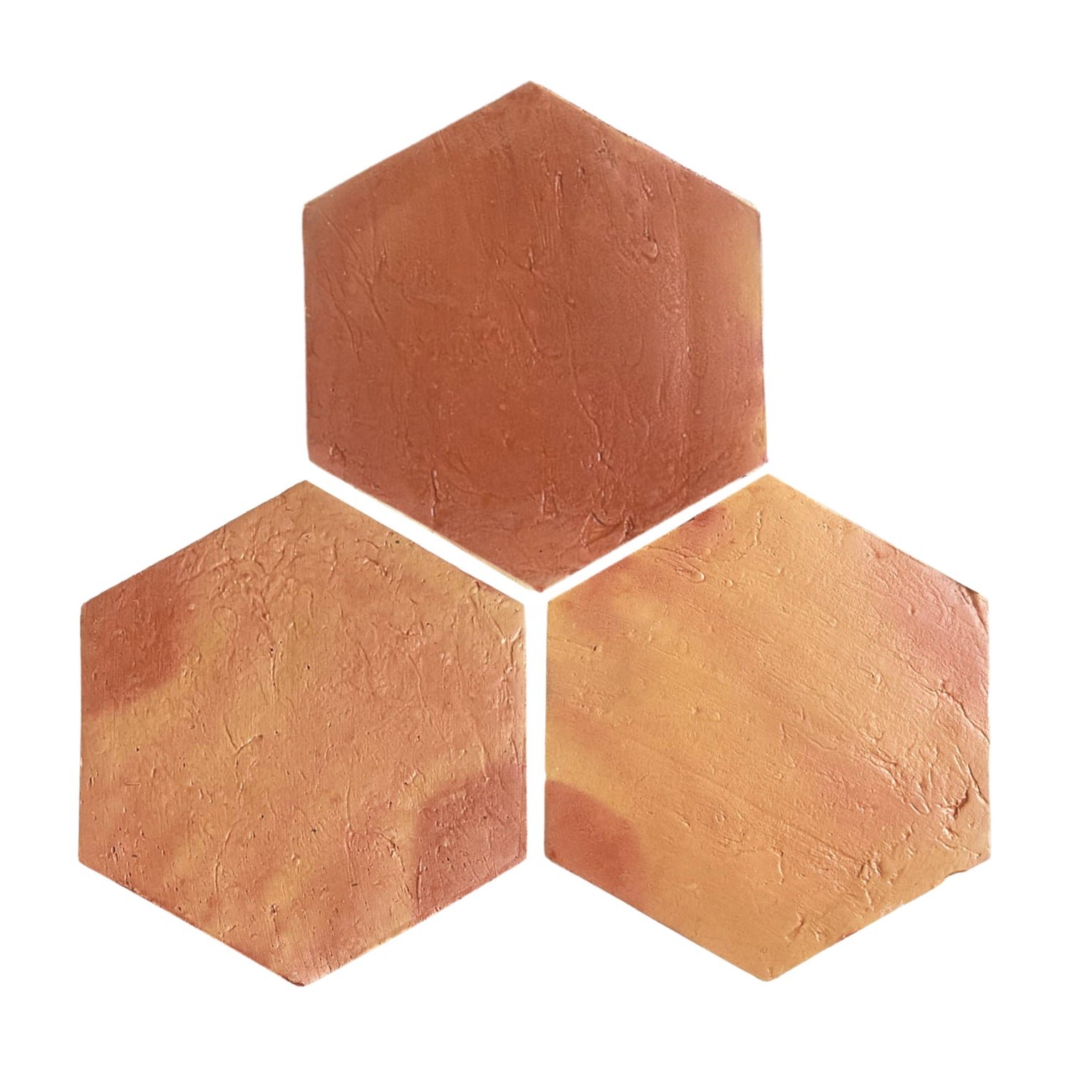 Natural Terracotta Hexagon 12"