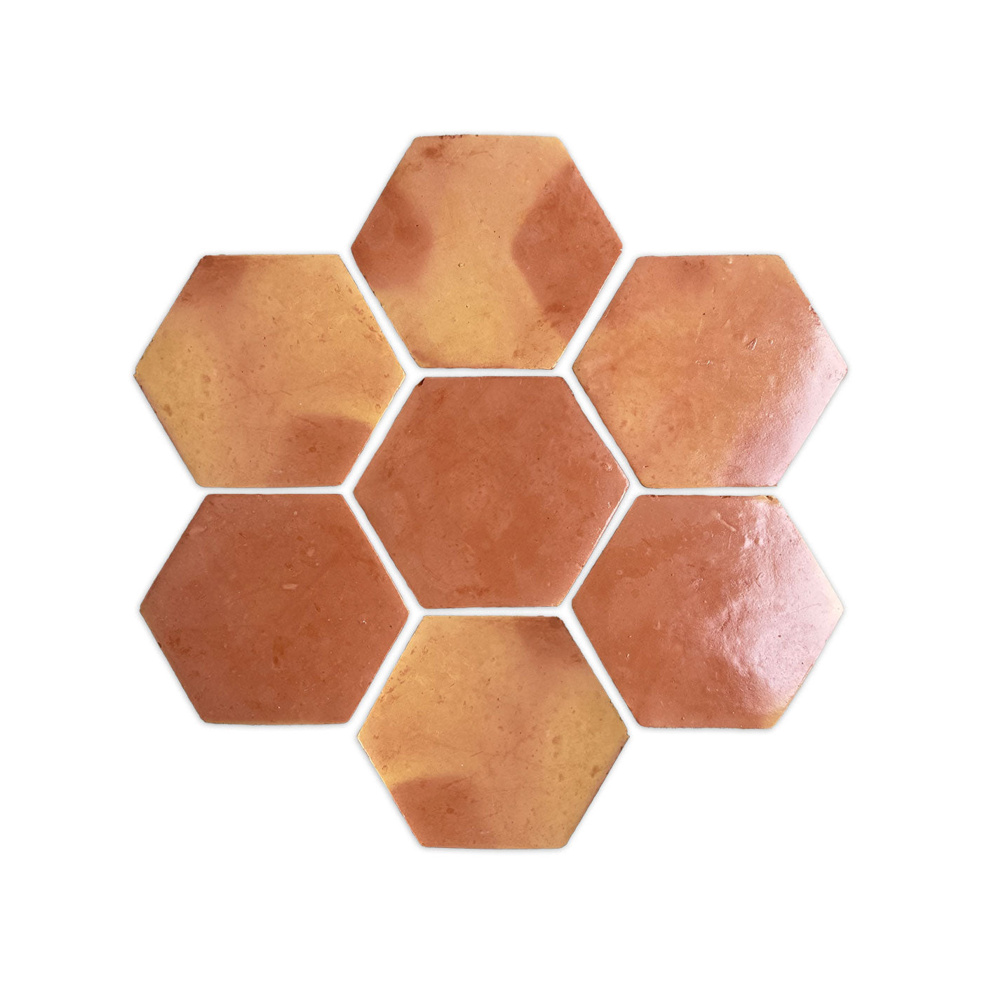 Natural Terracotta Hexagon 6"