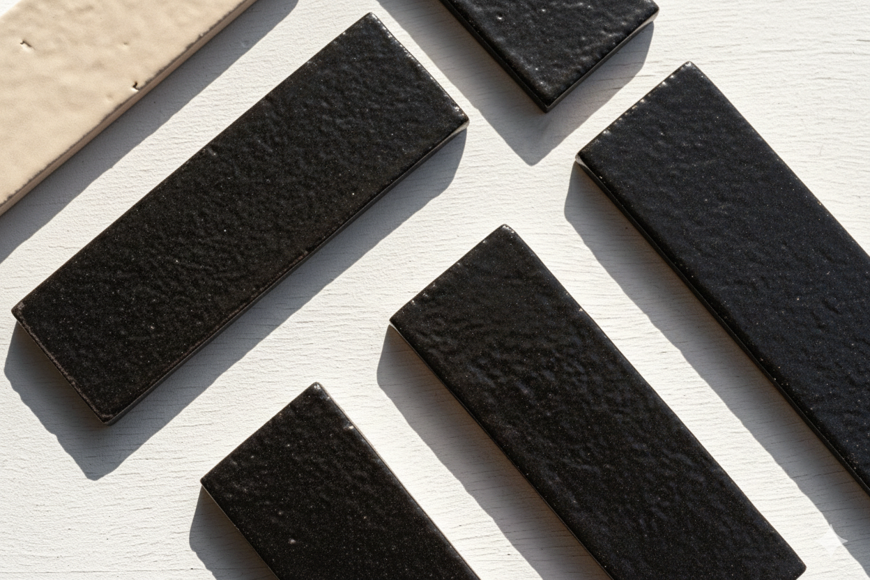Black Handcrafted Tile