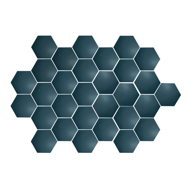 San Miguel Midnight Hexagon Meshed 2"