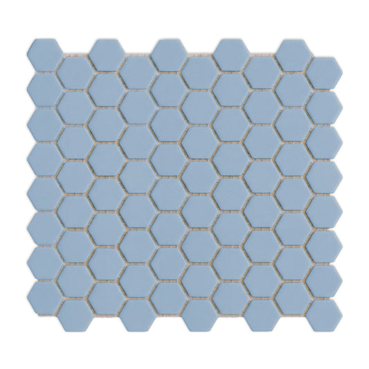 Blue Agate Hexagon Meshed 1