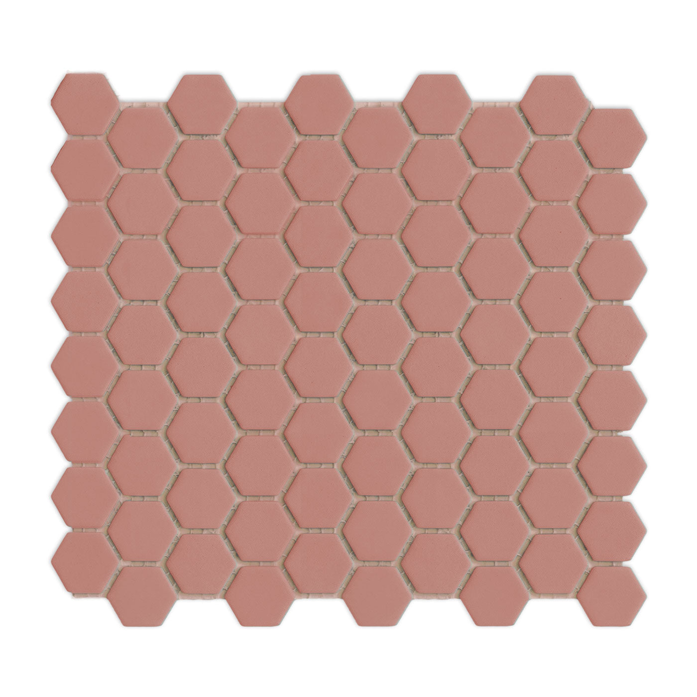 Pink Granite Hexagon Meshed 1