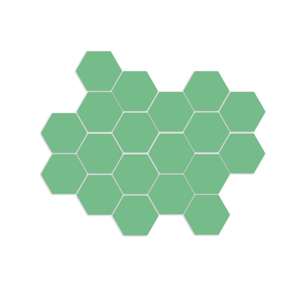 Clover Hexagon Meshed 1"