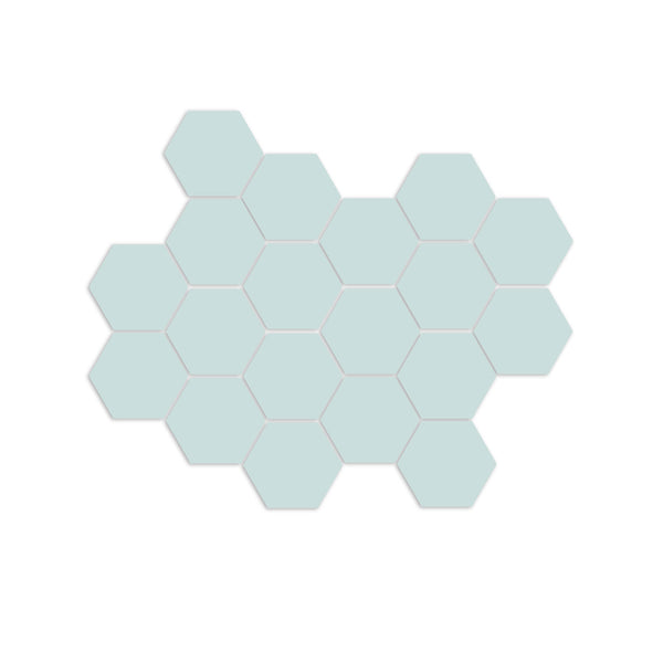 Hexagon Meshed Rain Crackle 1"