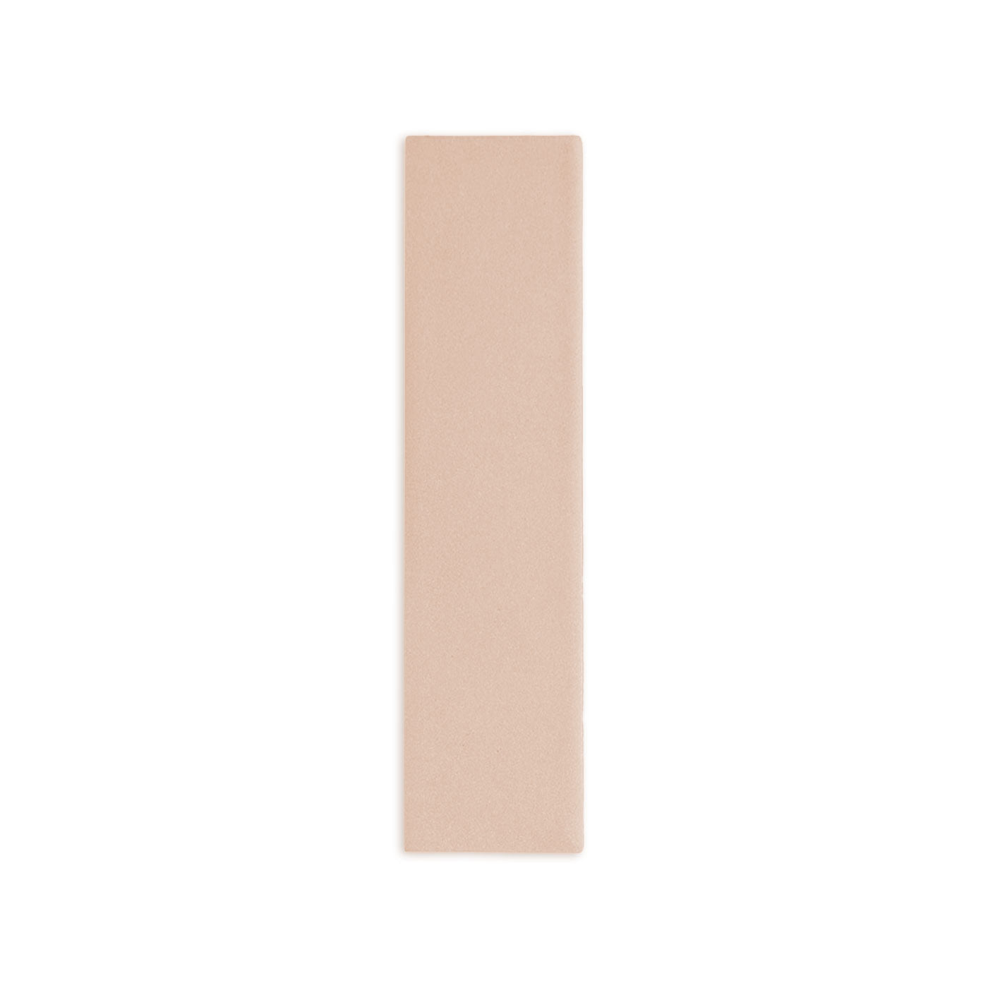 Sand-colored Matchstick Rattler clay tile by Clay Imports, a narrow rectangle with a subtle matte texture.