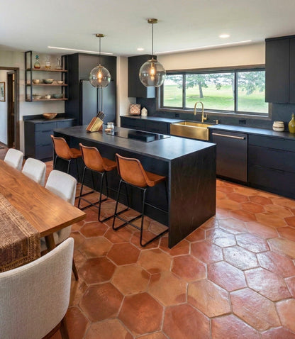 Hexagon Antique Gloss 12