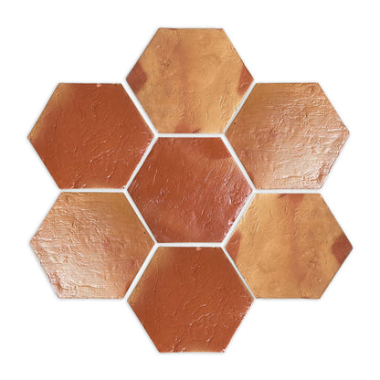 Hexagon Antique Gloss 12"