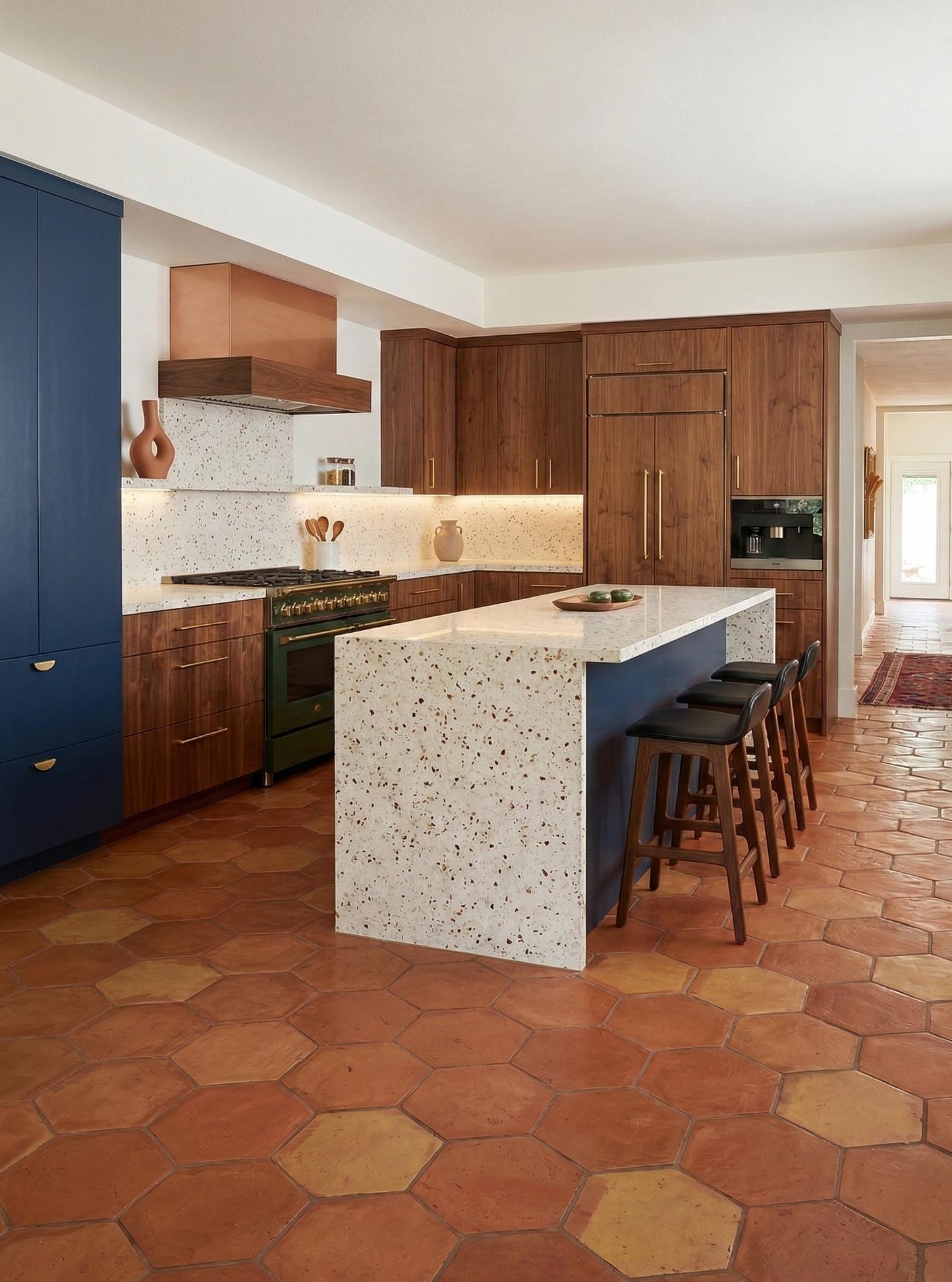 Hexagon Antique Satin 12