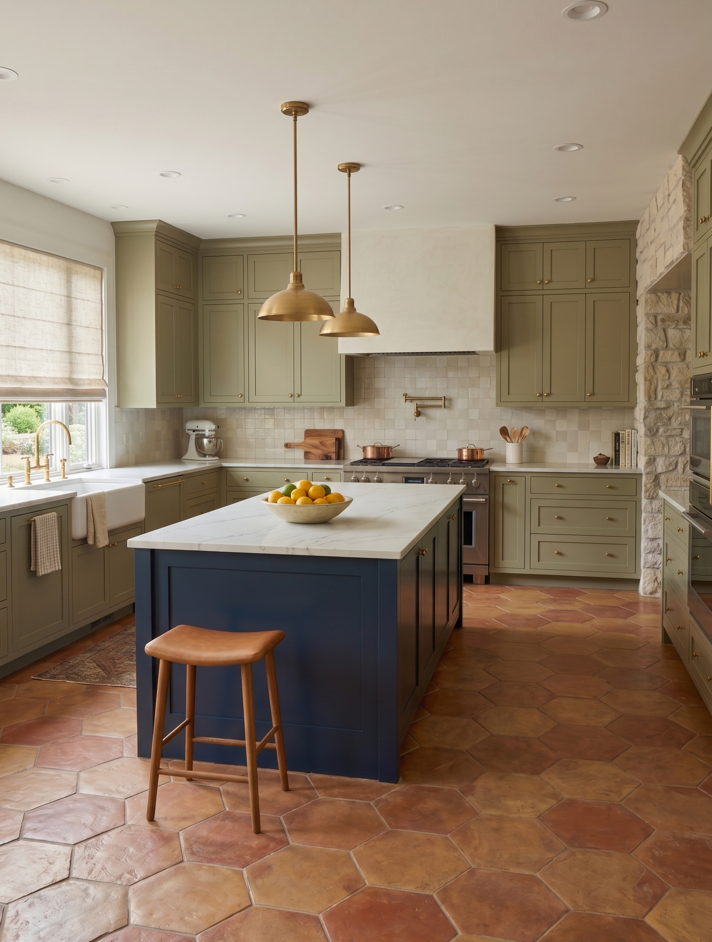 Hexagon Antique Satin 12