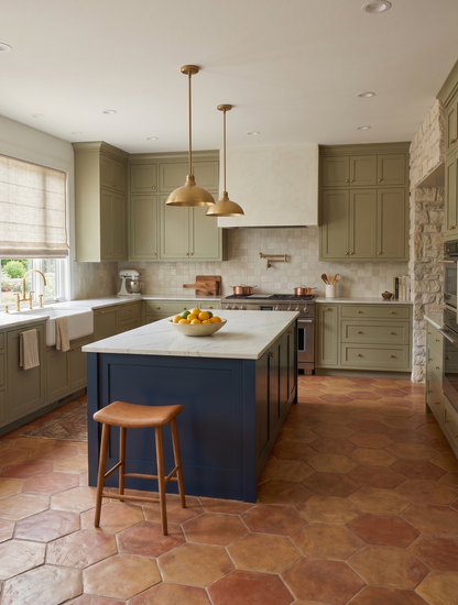 Hexagon Antique Satin 12