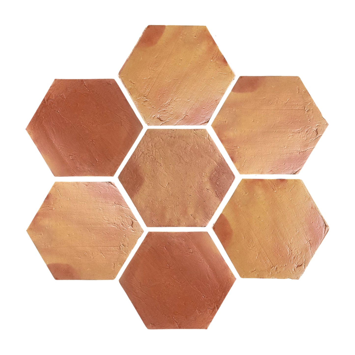 Hexagon Antique Satin 12"