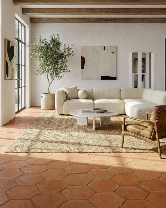 Cotto Sienna Hexagon 13