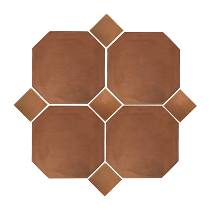 Cotto Umber Octagon 13 + Bouchon