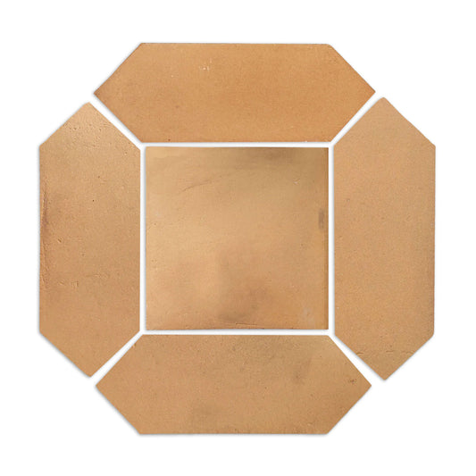 Cotto Sienna Picket + Square 13"+8"x8"