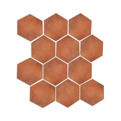 Cotto Tierra Hexagon 13"