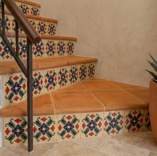 Cotto Sienna Stair Coping 13x13