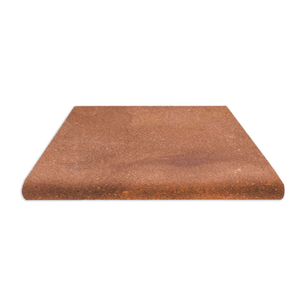 Cotto Umber Stair Coping 13"x13"