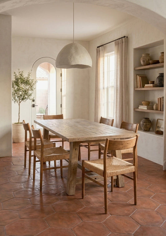 Cotto Umber Hexagon 13