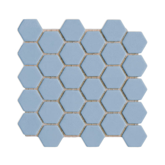Blue Agate Hexagon Meshed 2