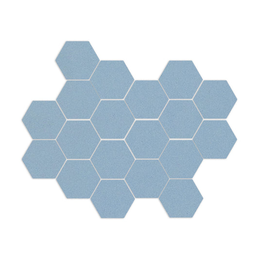 Blue Agate Hexagon Meshed 2