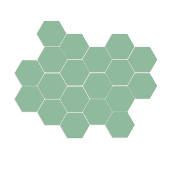 Jade Hexagon Meshed 2"