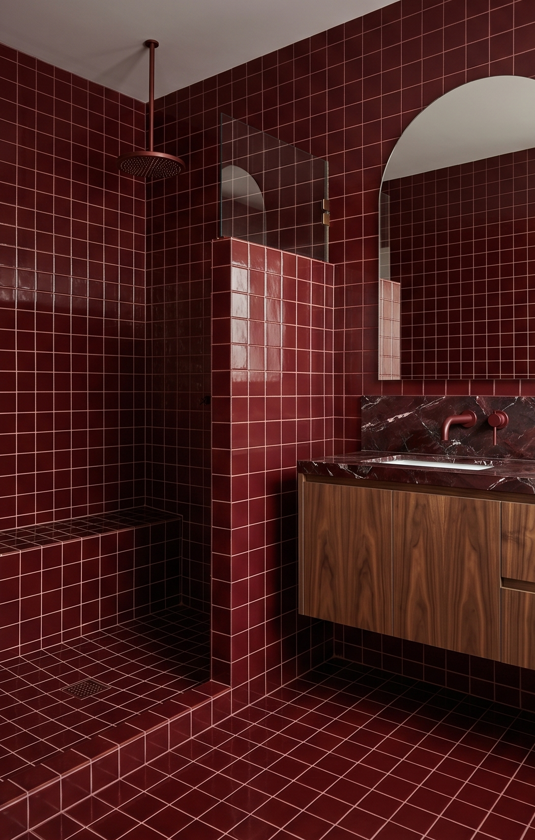 Oxblood Meshed 2x2