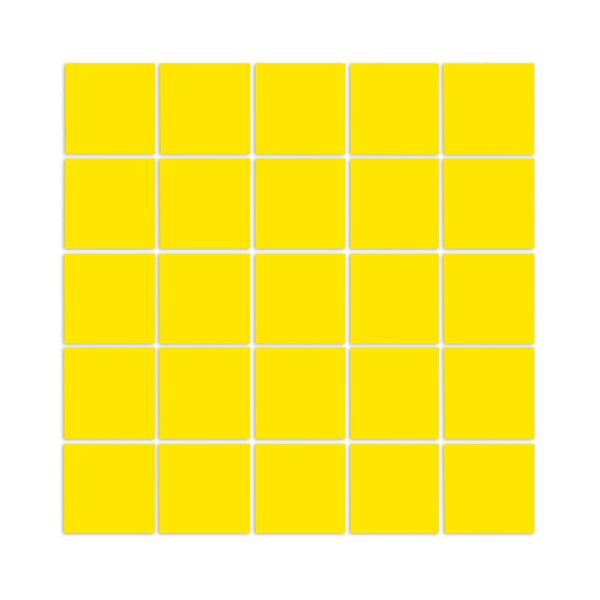 Yellow Meshed 2"x2"
