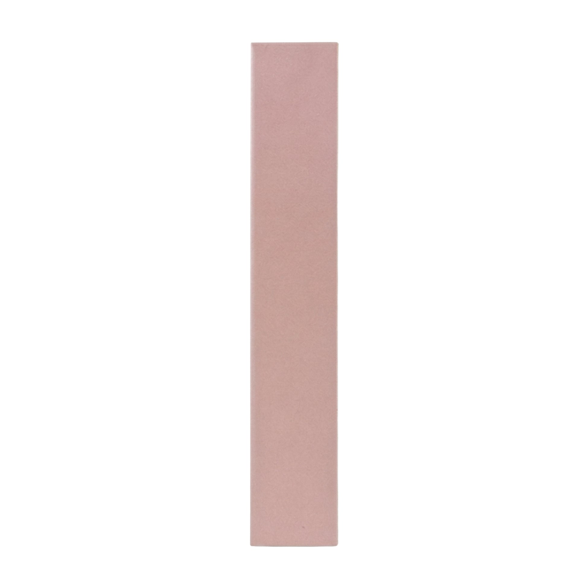 Rosewater matte tile sample by Clay Imports, a single rectangular piece with a smooth finish.