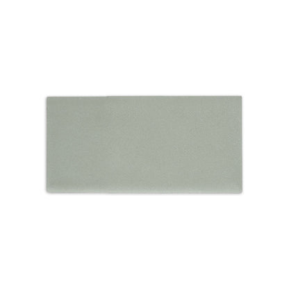 Light green rectangular clay tile by Clay Imports with a subtle textured finish.