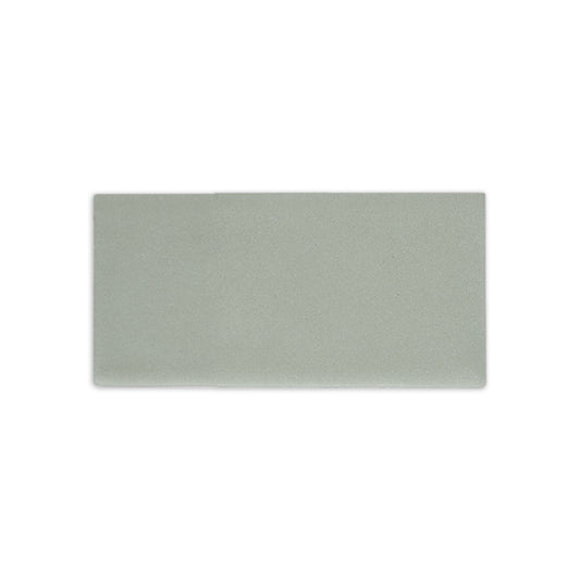 Light green rectangular clay tile by Clay Imports with a subtle textured finish.