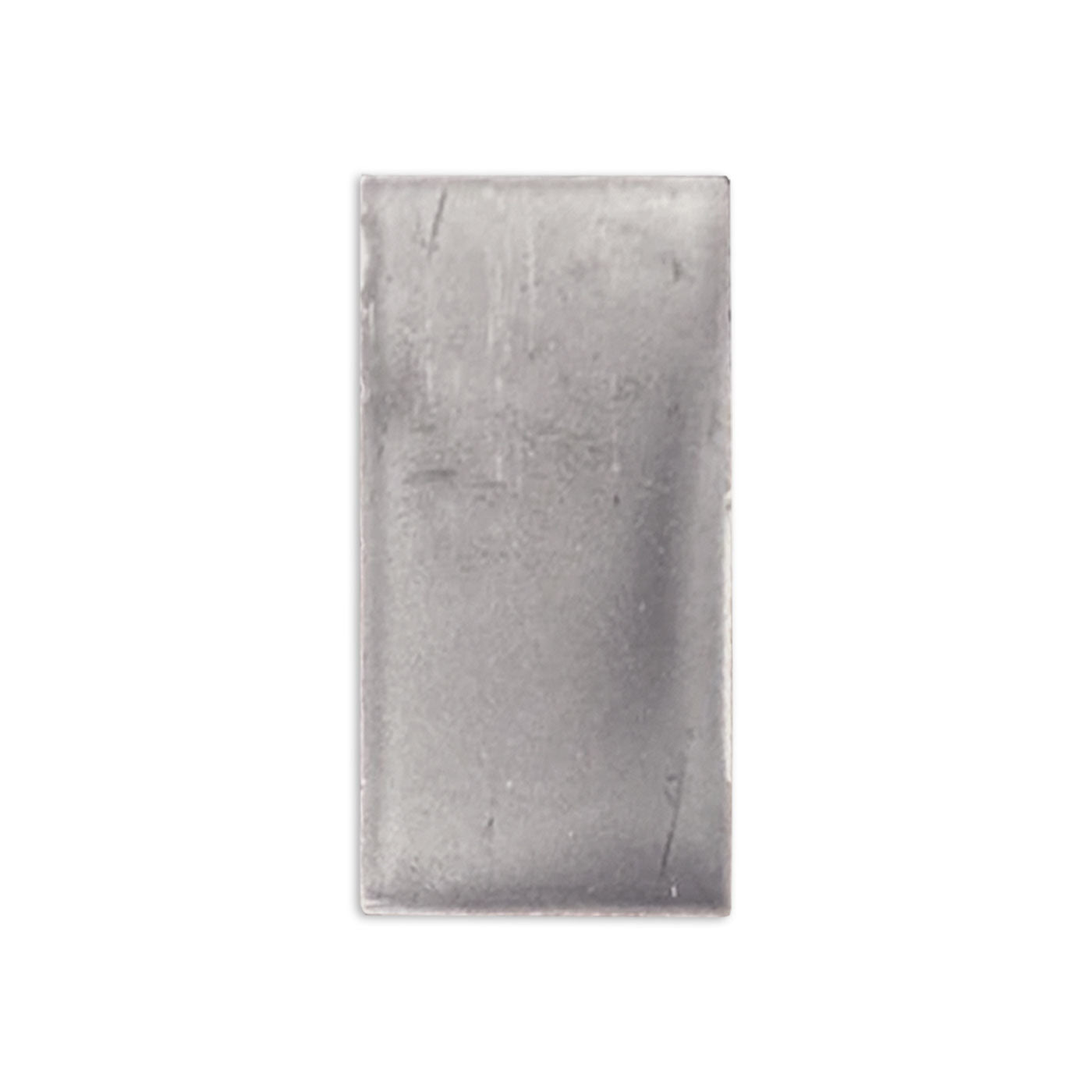 Graphite gray clay shape by Clay Imports with a textured surface and subtle variations.