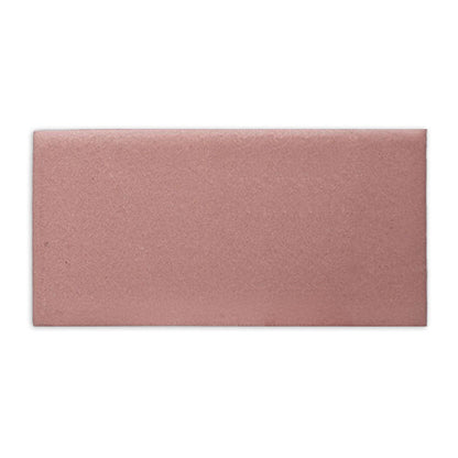 Pink Granite Matte Sample by Clay Imports, a rectangular tile with a muted pink, finely textured surface.