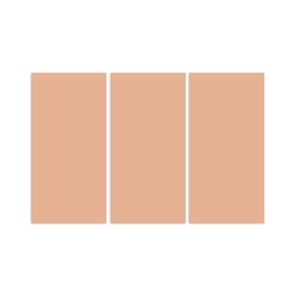 Light peach rectangular limestone clay tiles by Clay Imports, arranged vertically with subtle shadows.